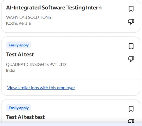 AI Testing & Automation internship jobs in Sheffield