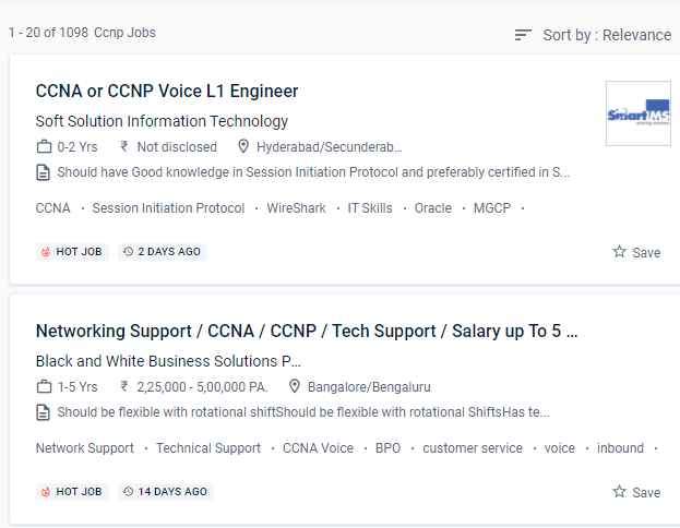 CCNP internship jobs in Coventry