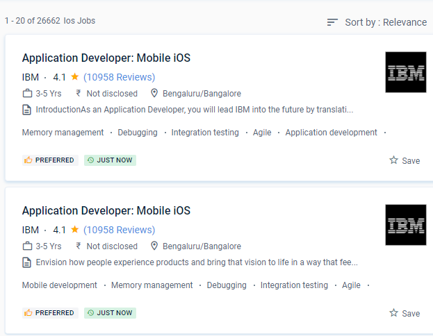 iOS internship jobs in Bath