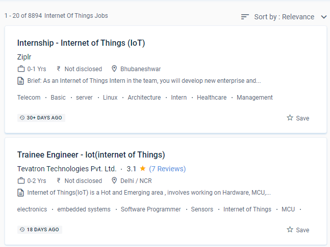 IoT (Internet of Things) internship jobs in London