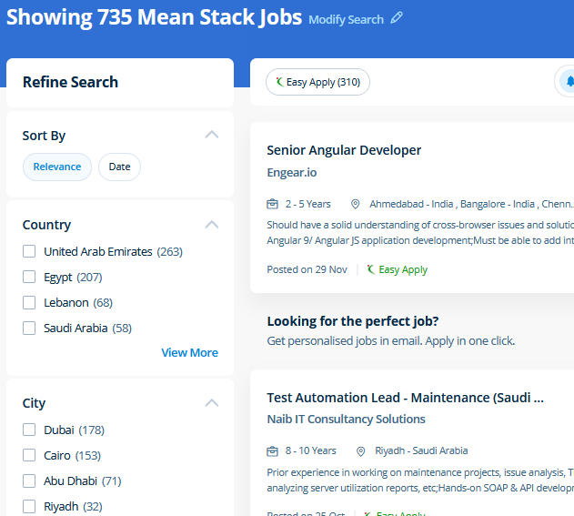 Mean Stack Development internship jobs in Liverpool