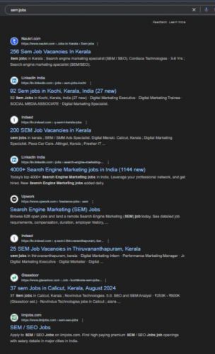 Search Engine Marketing (SEM) internship jobs in Coventry