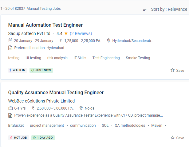 Software Testing (Manual) internship jobs in Belfast