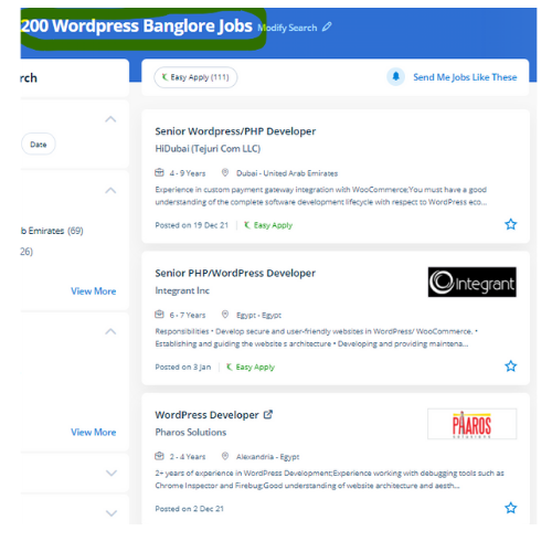 Wordpress internship jobs in Brighton